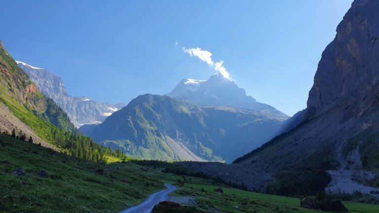 Rückblick von Hinter Sand zum Tödi