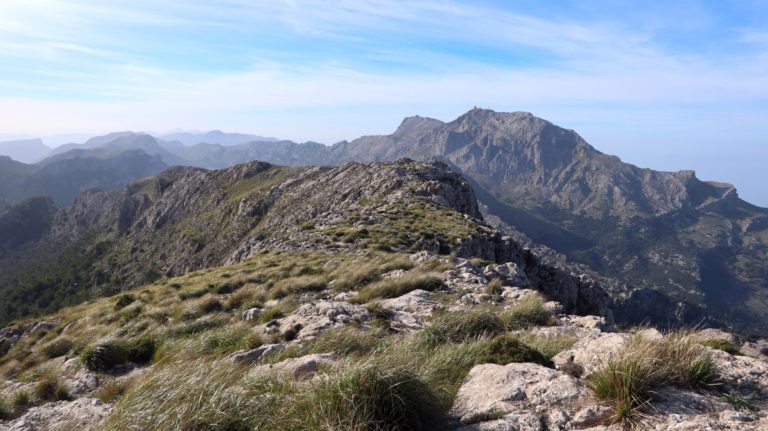 Kammwanderung Richtung Puig des Prat