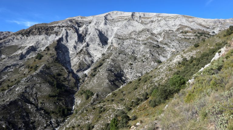 Rückblick vom Fuerte SW-Grat zur Maroma