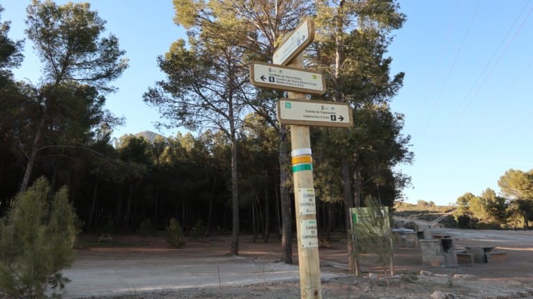 Am Rastplatz beim Collado de los Pinos