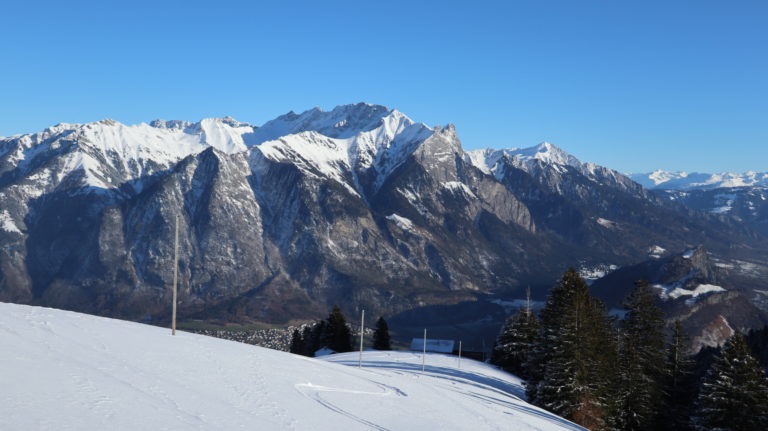 Abfahrt zum Berggasthaus Gonzen