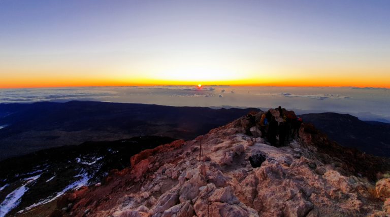 Warten auf den Sonnenaufgang