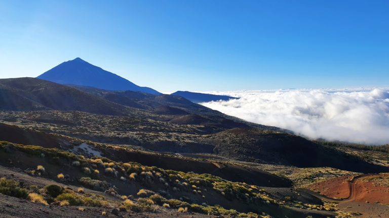 Wolken über der Küste