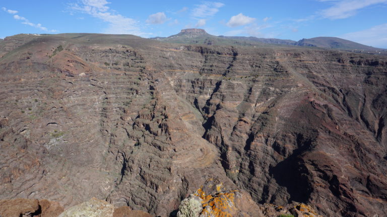 Tiefblick in den Barranco Argaga