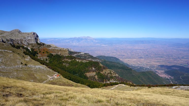 Blick auf das Ostmakedonische Tiefland