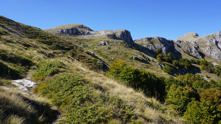 Der Wanderweg vom Ref. Chatzigeorgiou zum Mati