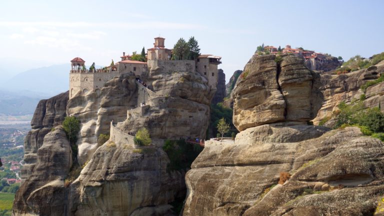 Blick zum Kloster Varlaam