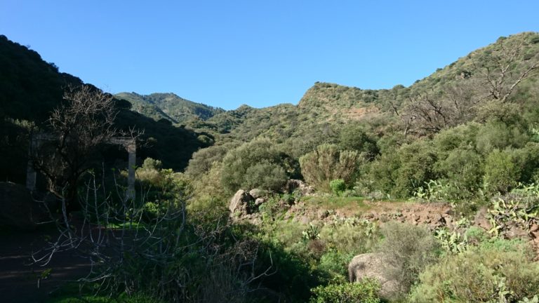 Eingang zum Barranco de los Cernícalos