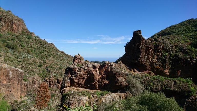 Im wilden Teil des Barranco de los Cernícalos