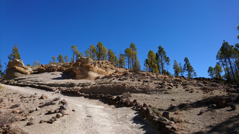 Auf dem Paisaje Lunar-Rundweg