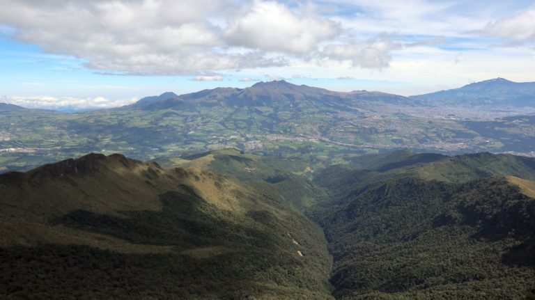 Tiefblick ins Pasochoa Waldreservat