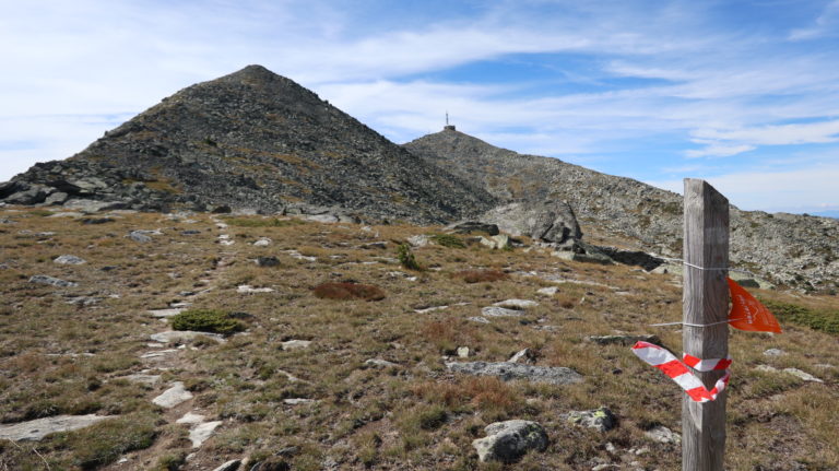 Flacher Sattel vor dem Ilinden