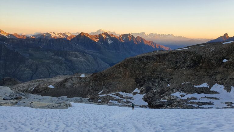 Sonnenaufgang am Mont Blanc