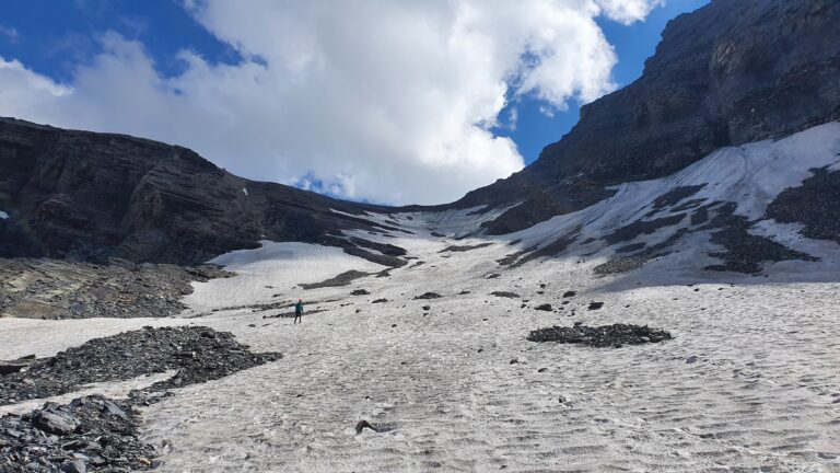 Der Abstieg vom Schwarzgletscher ist fast geschafft.