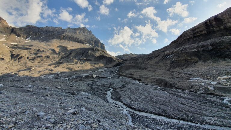 Gletscherwüste vor dem Wildstrubelgletscher