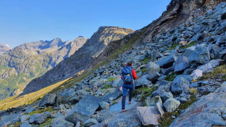 Rückweg zum Rifugio Gastaldi