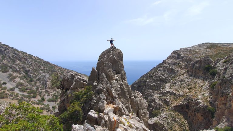 Auf dem "Mytiki" Turm