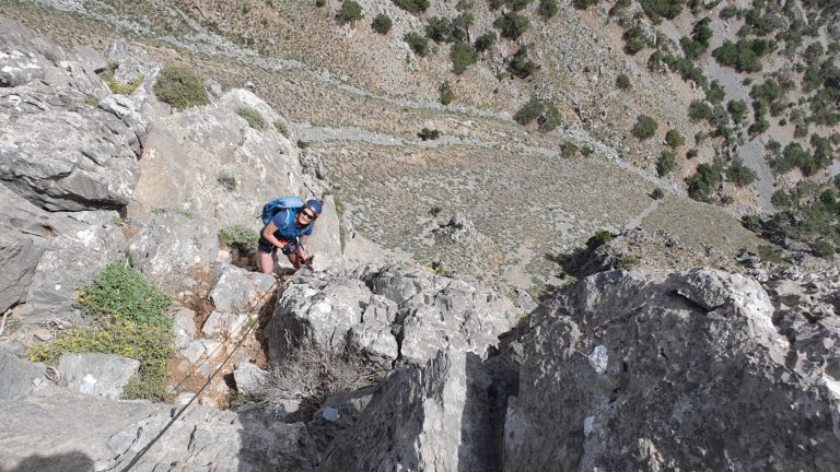 Ende des Klettersteigs