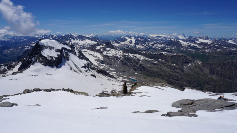 Abstieg mit tollem Panorama