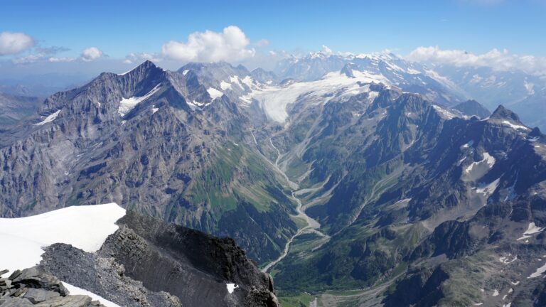 Blick auf den Kanderfirn