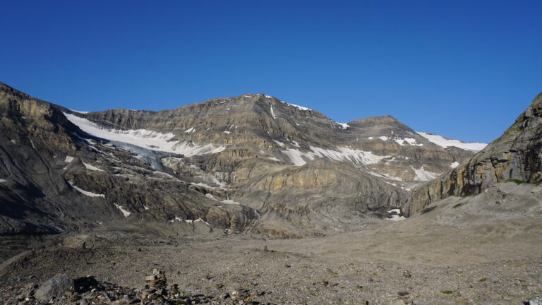 Blick von der Lämmerenhütte auf den Weiterweg