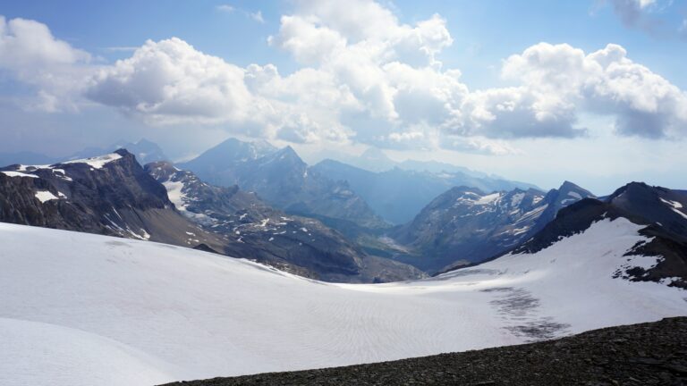 Blick vom Wildstrubel Richtung Bietschhorn