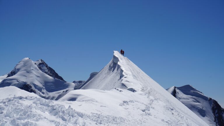 Blick zum Breithorn Mittelgipfel