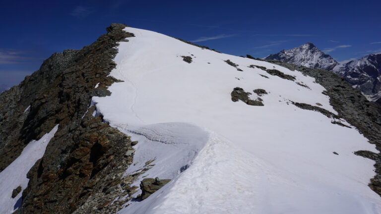 Rückblick auf den kurzen SSW-Grat