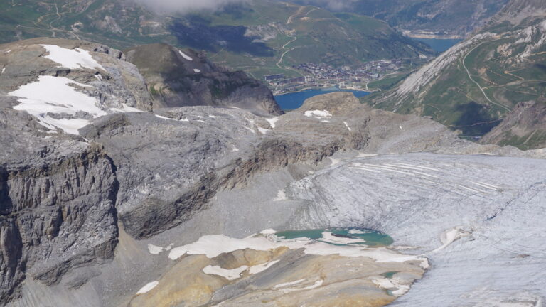 Blick auf Tignes