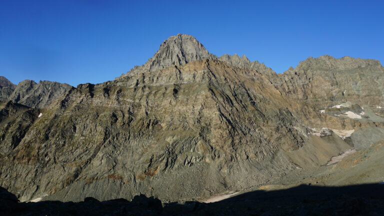 Blick zur Bessanese im Morgenlicht