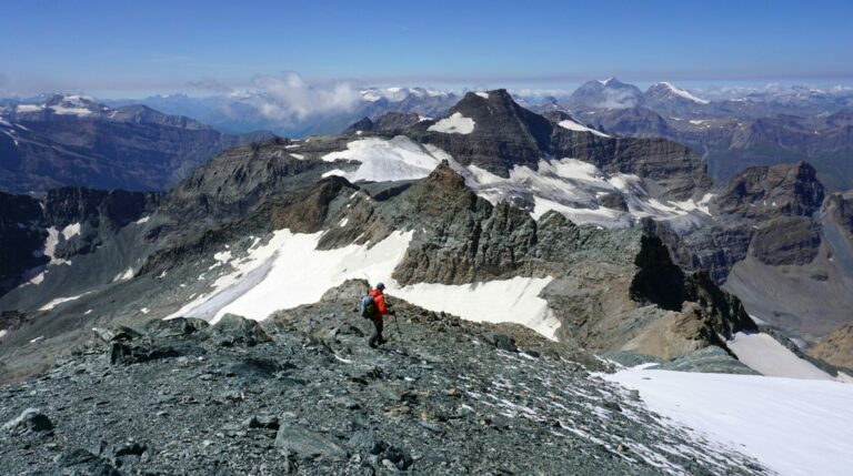 Auf dem Ciamarella-Nordwestgrat