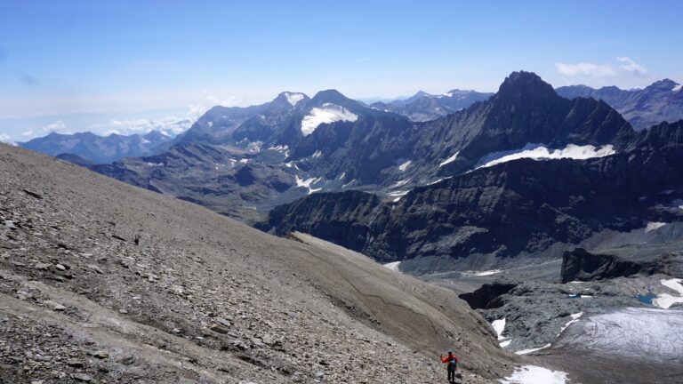 Abstieg zum Gletscher