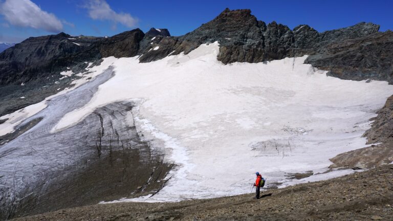 Über dem Gletscher