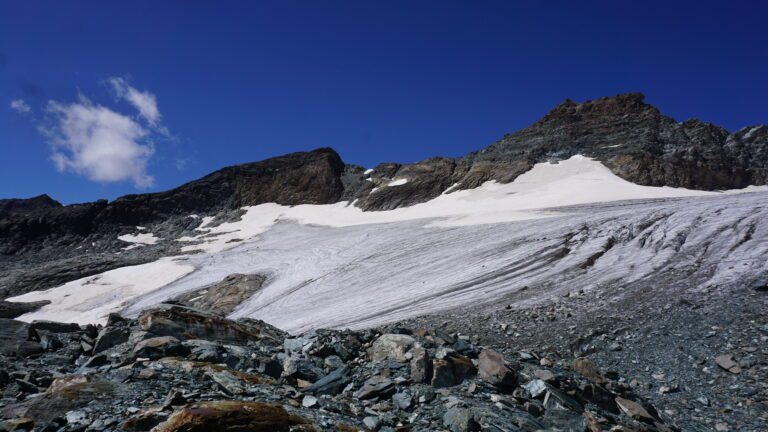 Vor dem Ghiacciaio della Ciamarella