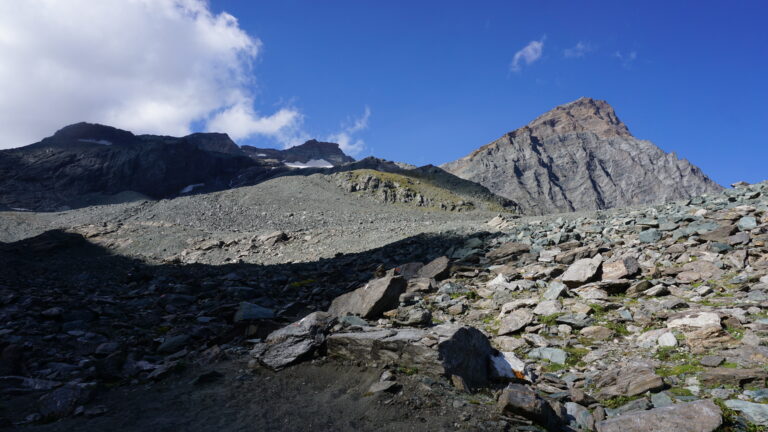 Abzweig vom Wanderweg Nr. 224 zur Ciamarella