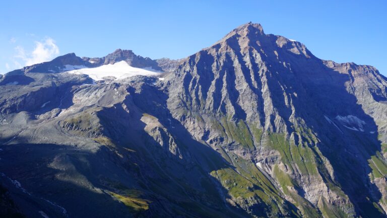 Die Ciamarella vom Rocca Turo, dem Hüttenberg, aus gesehen