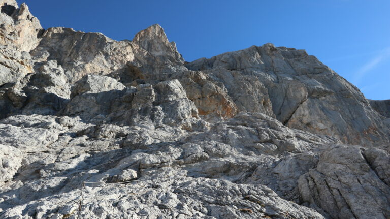 Im Hunerscharten-Klettersteig