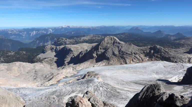 Blick über den Hallstätter Gletscher