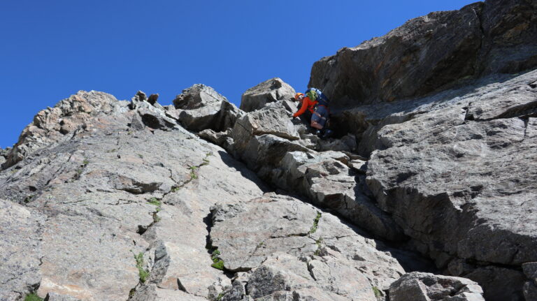 Schöne Kletterstelle