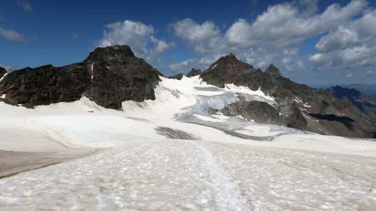 Spur vom Piz Buin Richtung Silvrettahorn