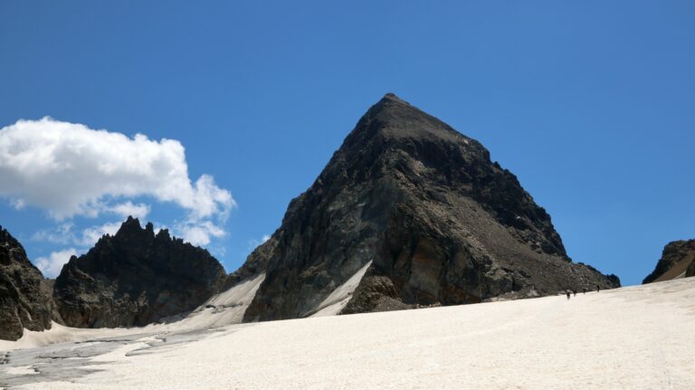 Es geht auf den Piz Buin zu.