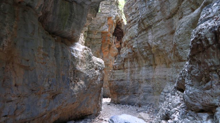 Engste Stelle der Schlucht