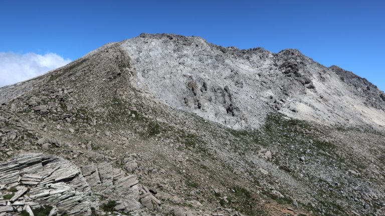 Rückblick vom Volakias NW-Grat zum Gigilos