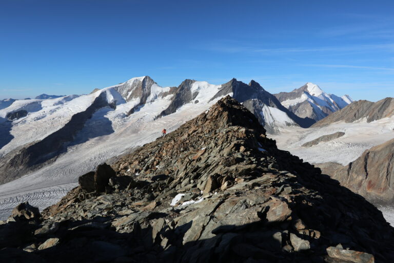 Auf der Rippe mit dem Frühstücksplatz