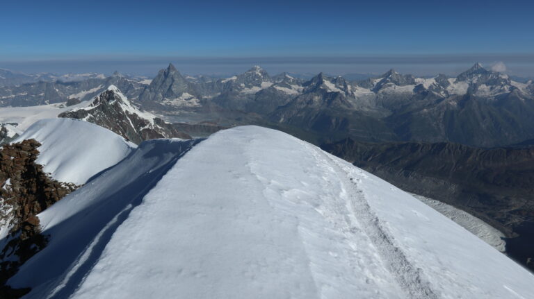 Auf dem Liskamm Westgipfel