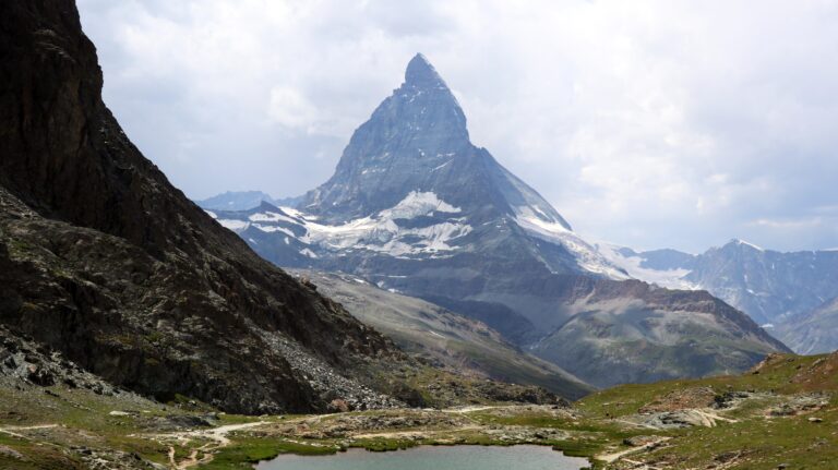 Das berühmte Riffelsee-Matterhorn Bild