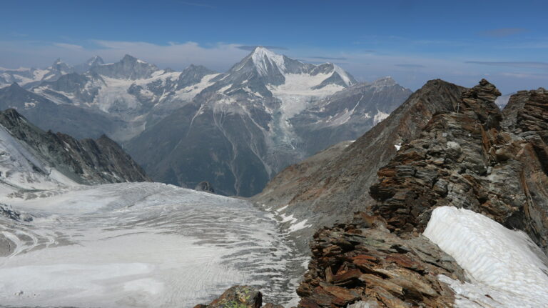 Blick vom Festijoch auf den Festigletscher