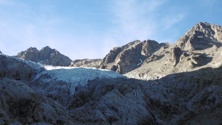 Gletscherzunge des Glacier Blanc