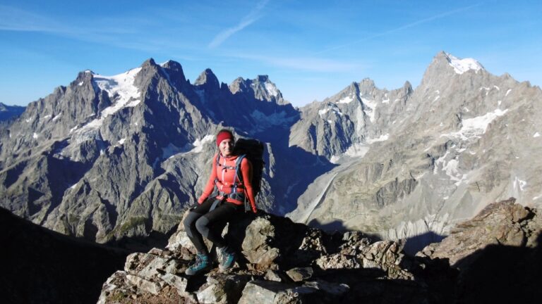 Am Col du Monêtier - wunderbarer Blick auf die Barre des Écrins, Ailefroide und Mont Pelvoux!