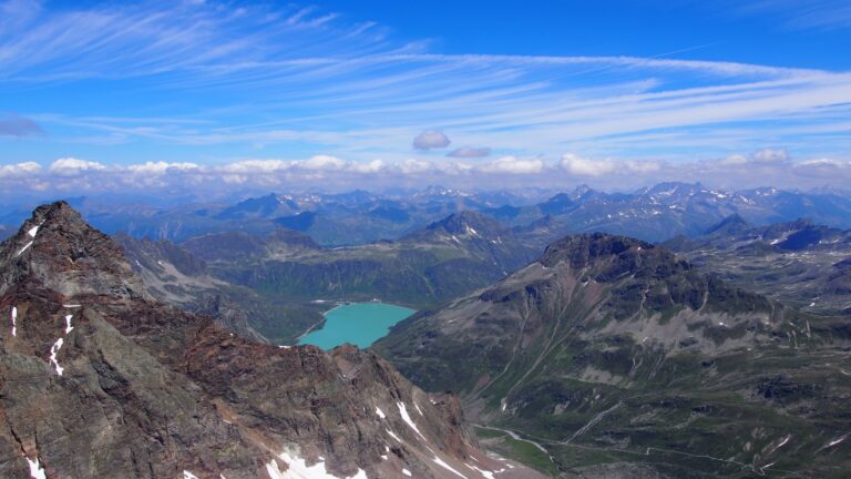 Blick auf den Silvretta-Stausee